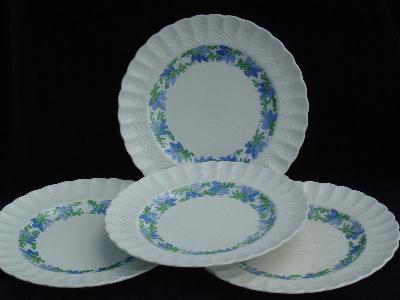 photo of spode valencia china vintage plates #1