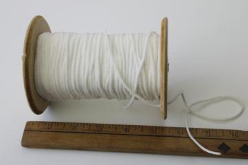 catalog photo of spool of soft stretch knit elastic cord for sewing, crafts, masks