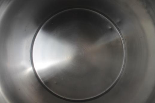 photo of stainless steel milking machine bucket, 5 gallon pail vintage DeLaval milker kettle #7