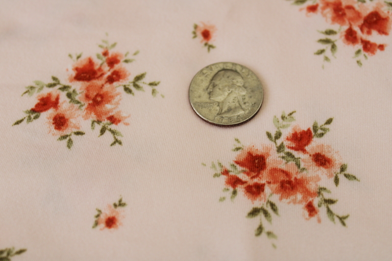 photo of super soft brushed knit microfiber poly fabric floral print, light stretchy fabric for lingerie sewing  #4