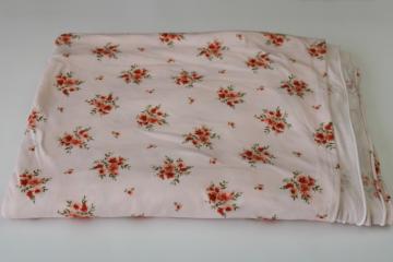 catalog photo of super soft brushed knit microfiber poly fabric floral print, light stretchy fabric for lingerie sewing 