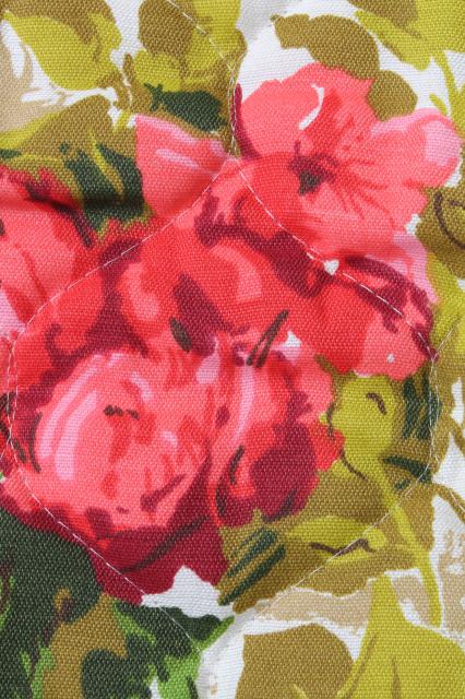 photo of sweetheart roses pillow shams set, mint vintage linen weave fabric pillowcases covers #11