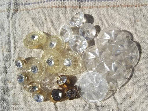 photo of tin full antique and vintage buttons, white and ivory, mother of pearl shell etc. #4