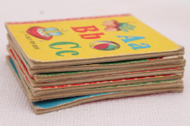 photo of tiny mini books library Lolly Pop 40s 50s vintage children's Lollipop book collection #8