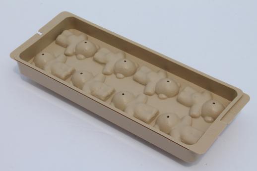 photo of tiny teddies teddy bears, heavy plastic mold for chocolate, candy, butter #4