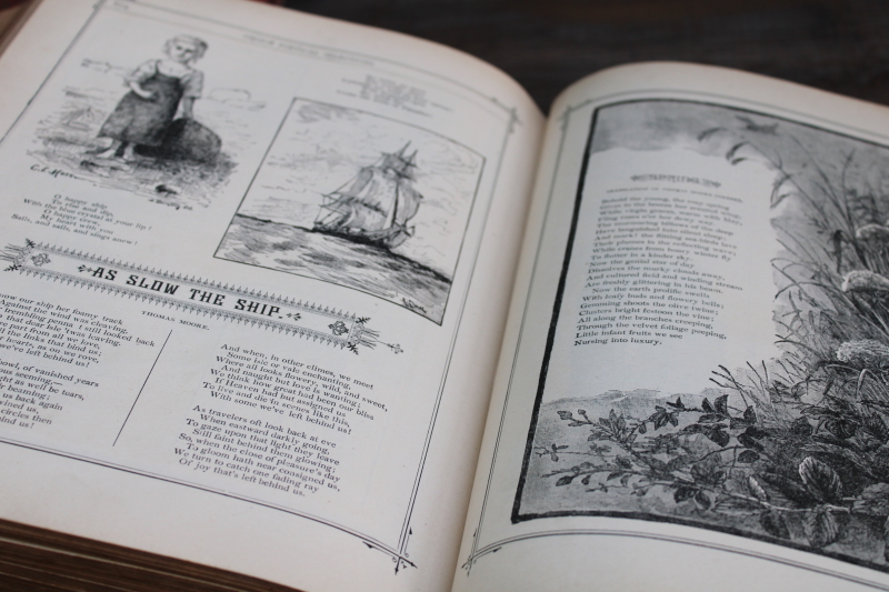 photo of two big antique books of Victorian era proper manners & etiquette, social & business forms, writing letters  #5