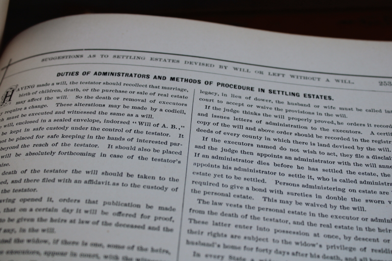 photo of two big antique books of Victorian era proper manners & etiquette, social & business forms, writing letters  #14