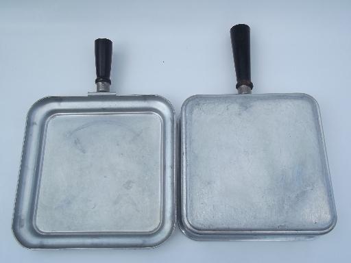 photo of unusual vintage egg poacher, flat top aluminum cooker for campfire? #6