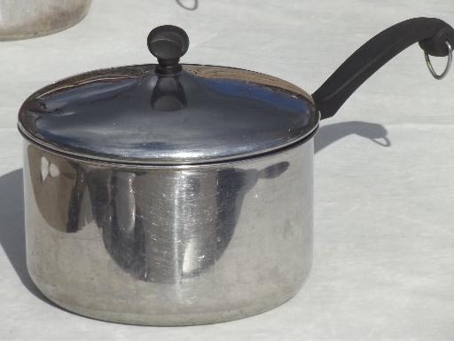 photo of used Farberware aluminum clad stainless cookware, skillet frying pans & pots #8