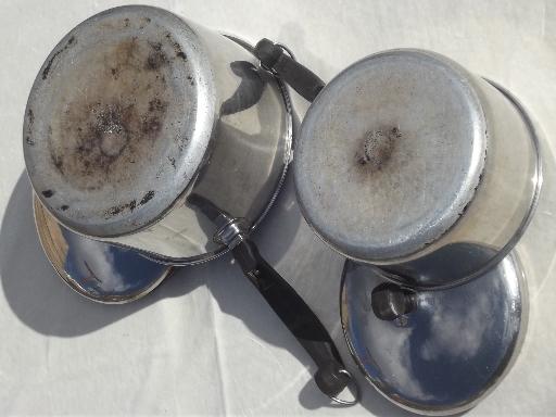 photo of used Farberware aluminum clad stainless cookware, skillet frying pans & pots #10