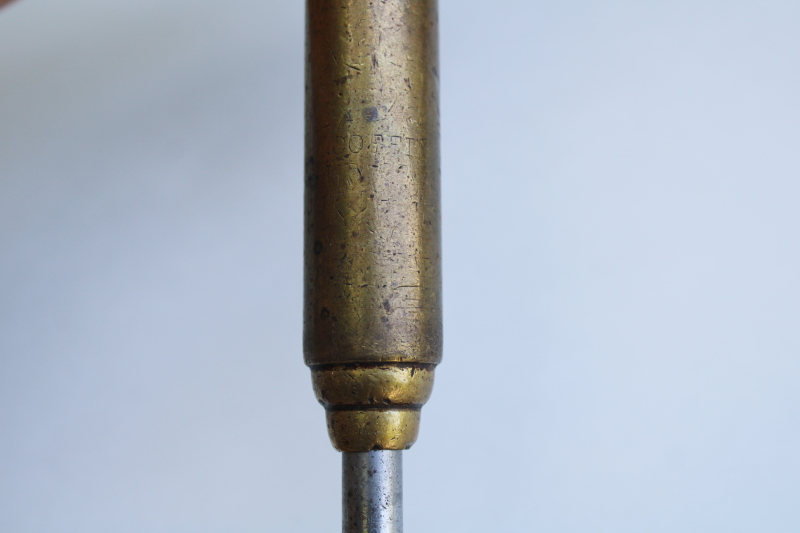 photo of very old Decatur Coffin screwdriver 1900 patent date, 1880s design yankee screwdriver, antique hand tool  #4