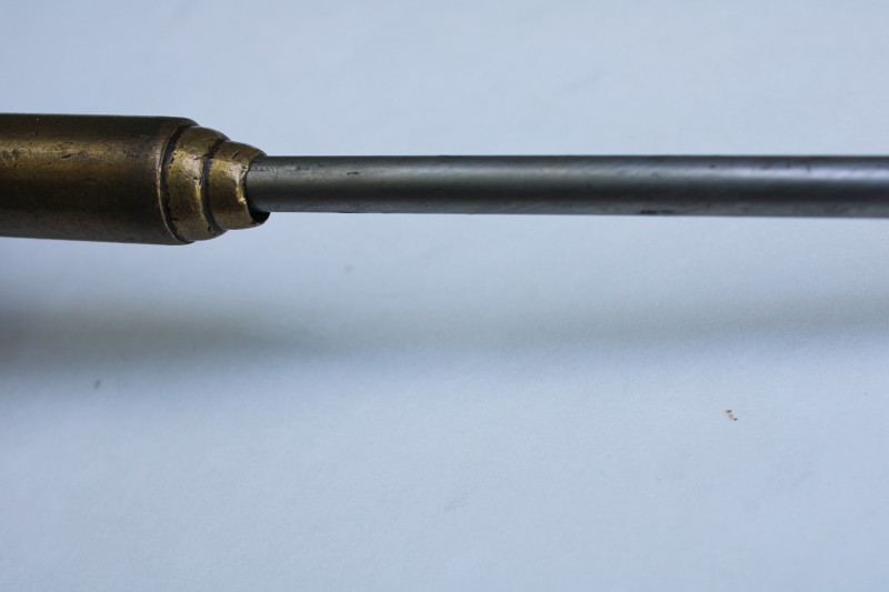 photo of very old Decatur Coffin screwdriver 1900 patent date, 1880s design yankee screwdriver, antique hand tool  #7