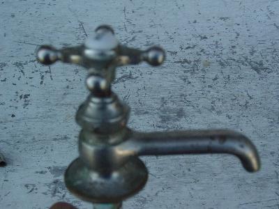 photo of victorian porcelain sink faucets #2