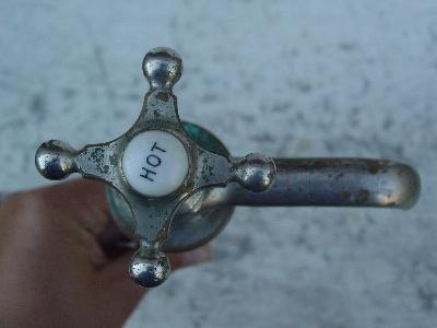 photo of victorian porcelain sink faucets #3