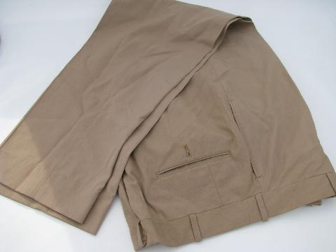 photo of vietnam vintage US military khaki tan shirt & pants #4