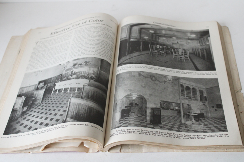 photo of vintage 1925 American Builder magazine, ads & home building designs, architecture, construction  #6