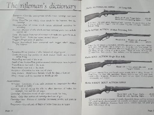 photo of vintage 1940 Marlin rifle & shotgun advertising catalog and price list #5