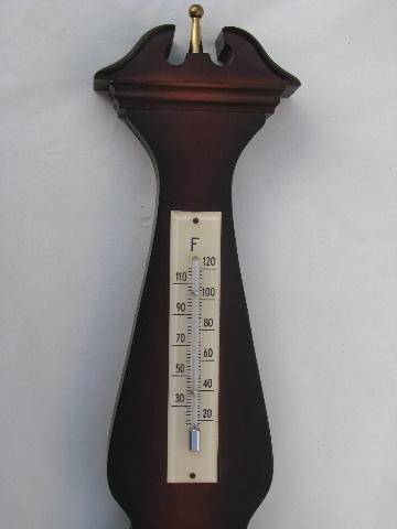 photo of vintage 1940s open escapement aneroid barometer Western Germany #3