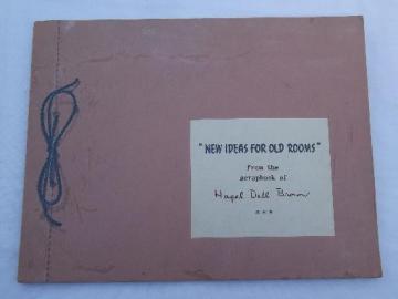 catalog photo of vintage 1942 Armstrong flooring idea book catalog, new designs in color