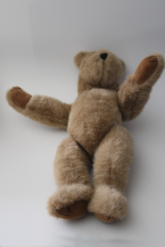 photo of vintage 1990 Boyds bear poseable jointed teddy bear Bubba primitive antique style #4