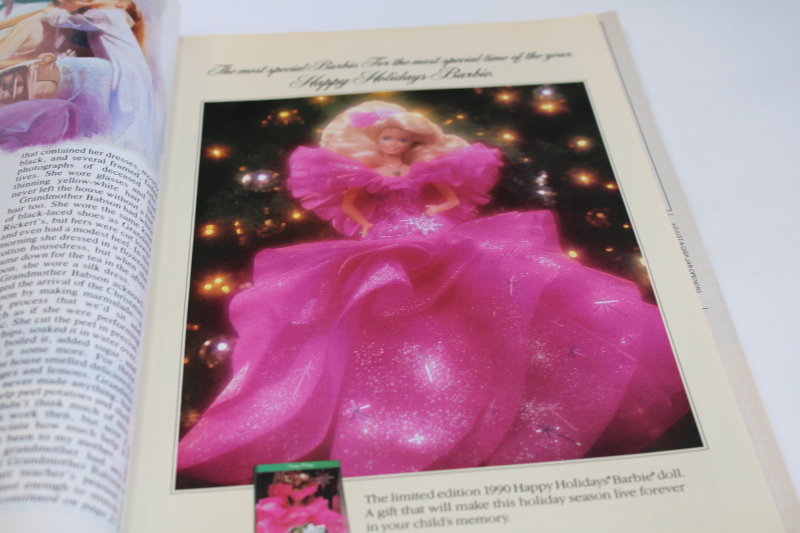 photo of vintage 1990 Christmas December Good Housekeeping magazine, great ads, holiday food & baking recipes  #4