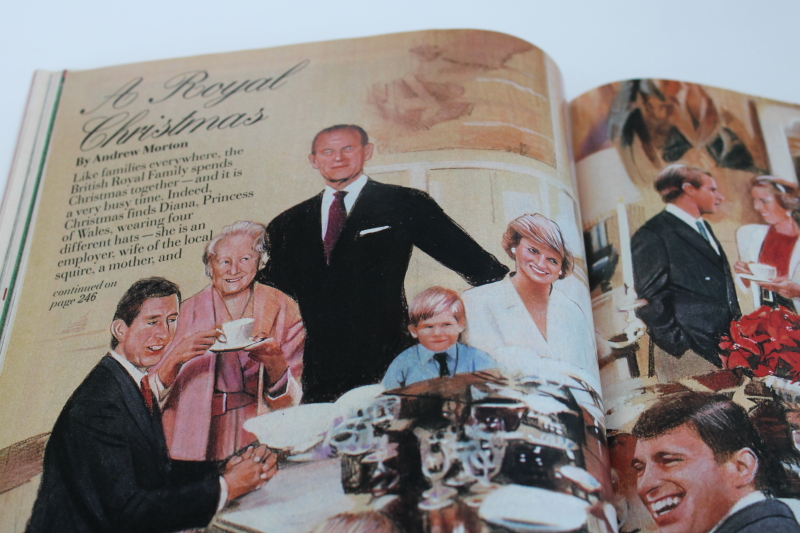 photo of vintage 1990 Christmas December Good Housekeeping magazine, great ads, holiday food & baking recipes  #7