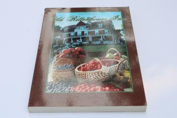 catalog photo of vintage 1992 1st edition cookbook Old Rittenhouse Inn restaurant, Bayfield Wisconsin 