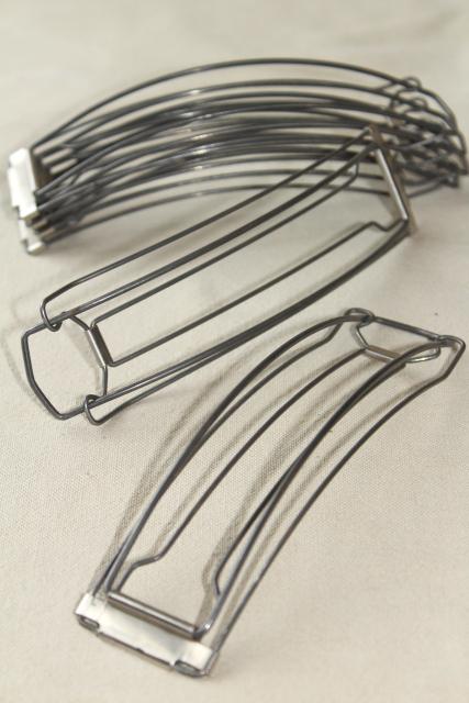 photo of vintage 20s 30s marcel wave metal clips for permanent waved flapper bob bobbed hair curlers #2