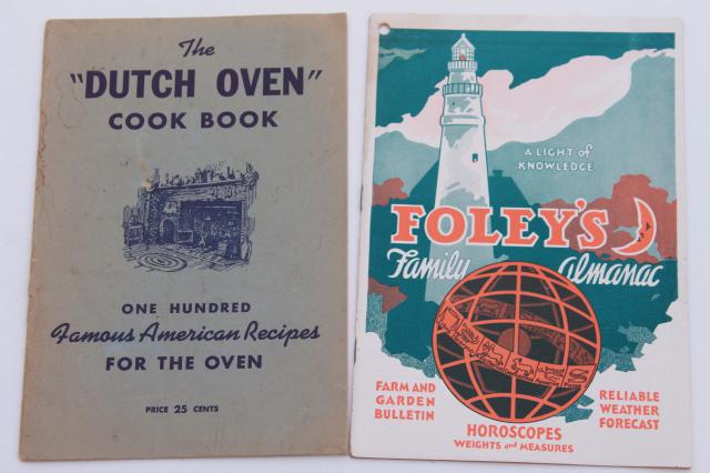 photo of vintage 30s 40s 50s 60s cookbooks, advertising cook book recipe booklets lot #11