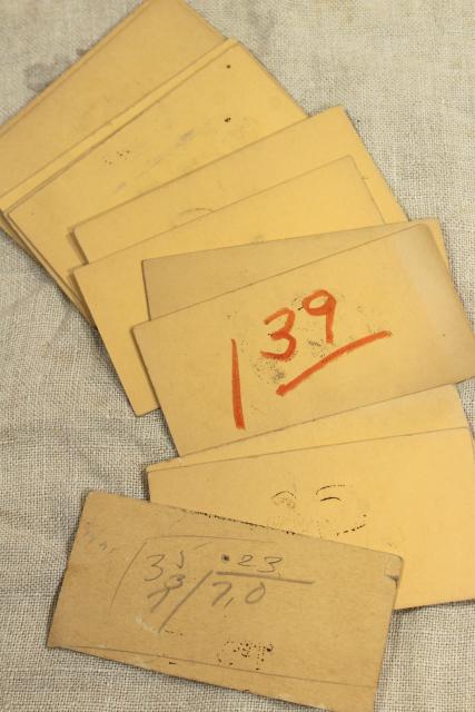 photo of vintage 5 & 10 cent five and dime variety store price tag signs stencil numbers graphics #7