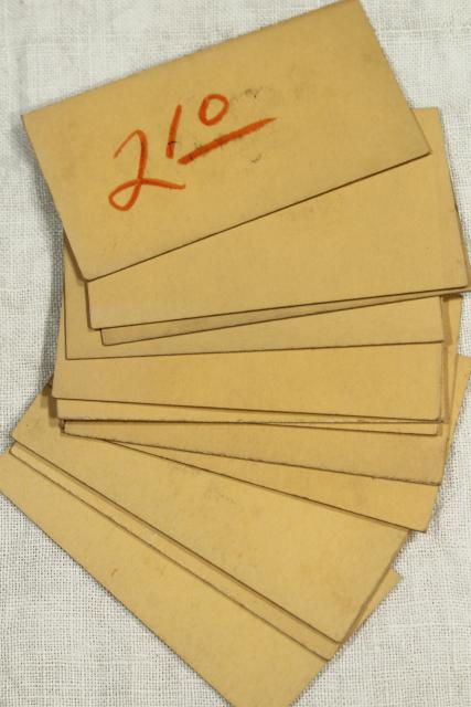 photo of vintage 5 & 10 cent five and dime variety store price tag signs stencil numbers graphics #7