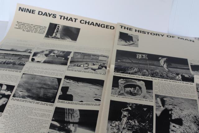 photo of vintage 50 year old Chicago Tribune newspaper & supplement, Moon landing July 21 1969 #13