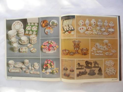 photo of vintage 70s London shop catalog w/photos, Waterford crystal, English china patterns #3