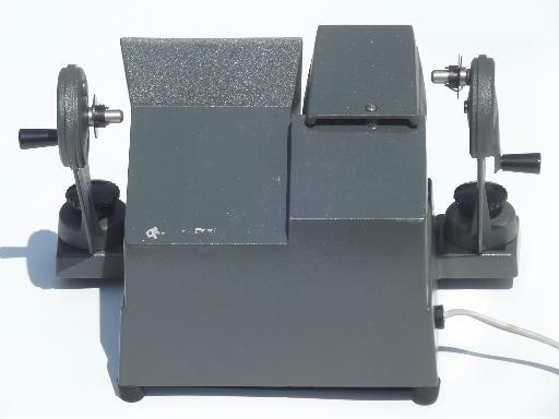 photo of vintage 8mm film editor, Mansfield Fairfield model 650 w/E-Z splicer  #5