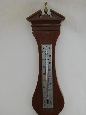 photo of vintage Airguide barometer/thermometer/hygrometer for weather prediction #4