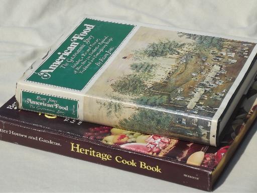 photo of vintage American food history recipes cookbooks, BH&G Heritage cook book  #1