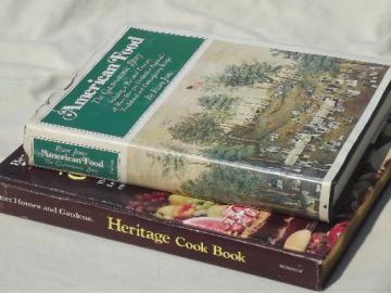 catalog photo of vintage American food history recipes cookbooks, BH&G Heritage cook book 