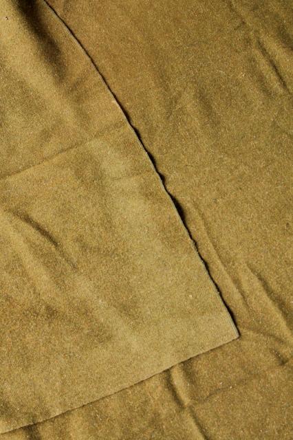 photo of vintage Army blankets lot, old wool blankets for camping, camp blankets  #2