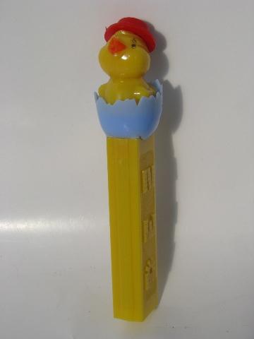 photo of vintage Austria Pez dispenser, Easter chick, no feet #2