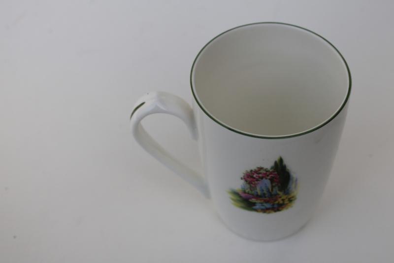 photo of vintage Badgers woodland animals Rosewood English fine bone china tea mug coffee cup #3