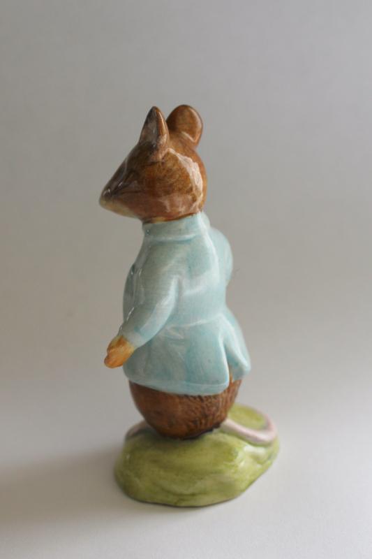 photo of vintage Beswick china Beatrix Potter character Johnny Town Mouse figurine #2