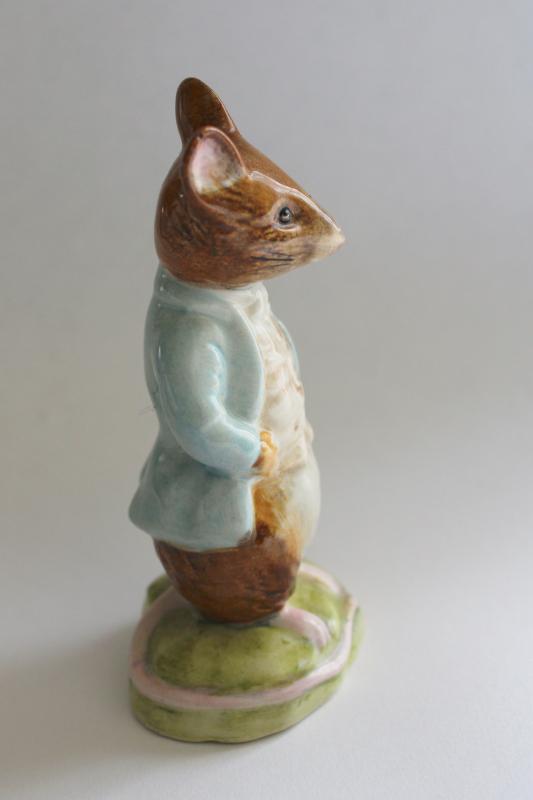 photo of vintage Beswick china Beatrix Potter character Johnny Town Mouse figurine #4