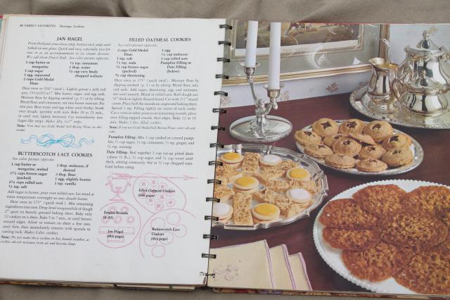 photo of vintage Betty Crocker cookbooks, Cooky book cookies, New Good & Easy recipes 1960s #4