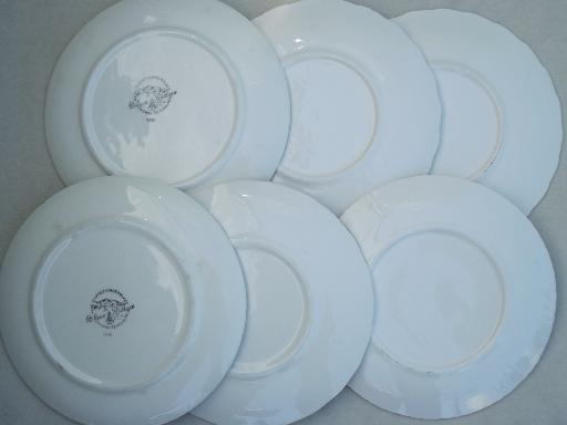 photo of vintage Blue Ridge & other hand-painted pottery small plates & bowls lot #9