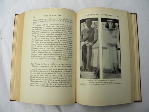 photo of vintage Book of Life, bible prophets w/Daniel and lions art plate 1930 #2