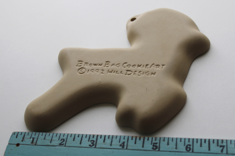 photo of vintage Brown Bag cookie or craft mold, Christmas reindeer  #3