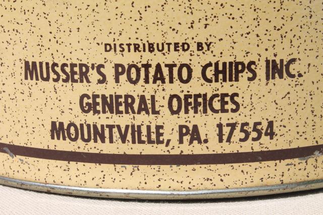 photo of vintage Charles Chips - Cookies - tin, collectible advertising potato chips #7