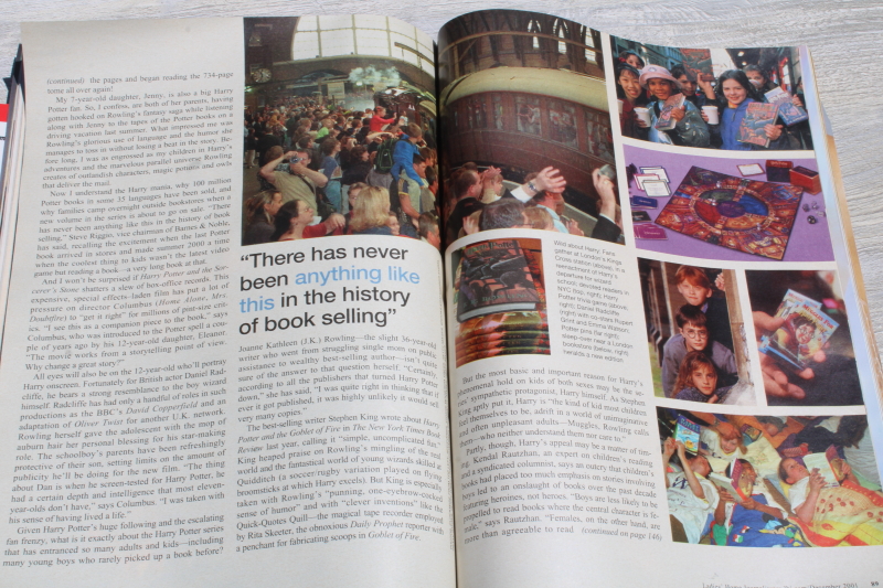photo of vintage Christmas magazines, McCall's December 1987, Good Housekeeping Holiday 1994, Ladies Home Journal 2001  #7