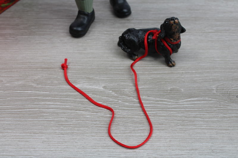 photo of vintage Clothtique Possible Dreams Christmas in the Alps Santa w/ dachshund wiener dog figurine in box  #3
