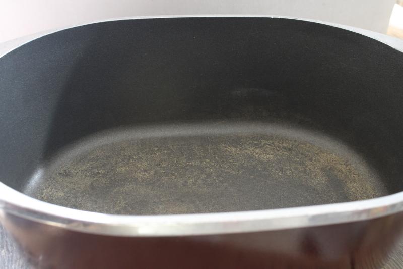 photo of vintage Club aluminum oval roaster w/ lid, BIG 10 qt roasting pan for a turkey #4